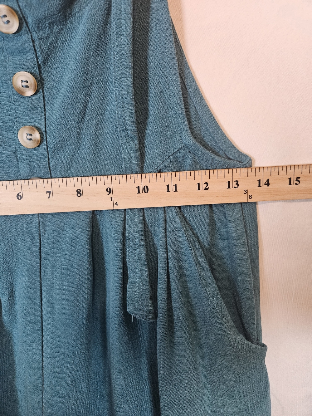 Boden Teal Tie-Shoulder Wide-Leg Jumpsuit - Picture 6 of 6